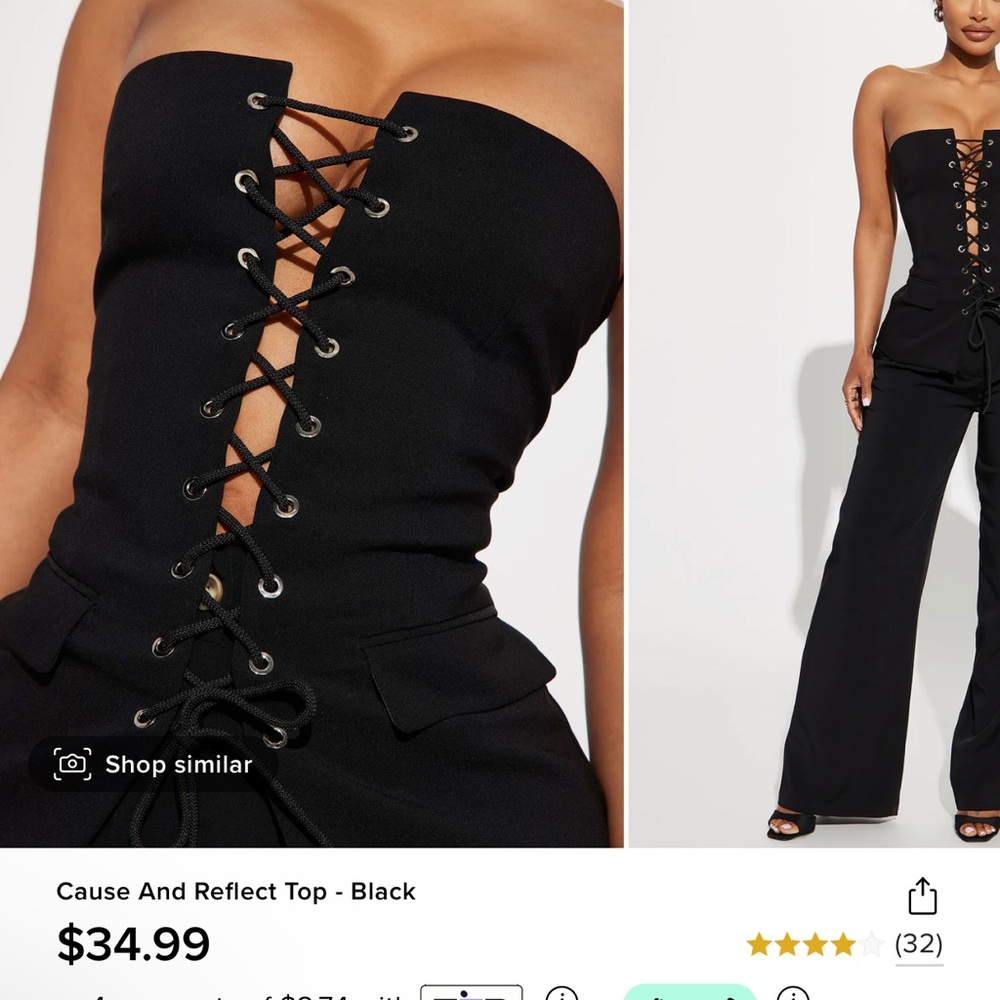 Fashion Nova Cause and Effect Top